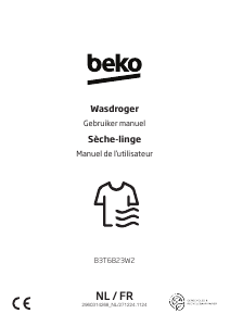 Handleiding BEKO B3T6823W2 Wasdroger
