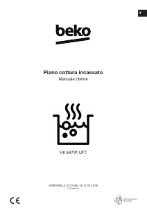 Manuale BEKO HII 64791 UFT Piano cottura