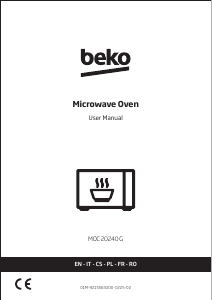 Mode d’emploi BEKO MOC20240G Micro-onde