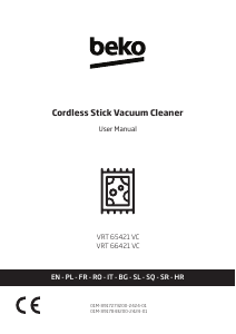 Instrukcja BEKO VRT 66421 VC Odkurzacz