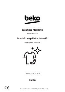 Manual BEKO B3WFU 782C WB Mașină de spălat