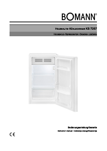 Bedienungsanleitung Bomann KS 7257 Kühlschrank