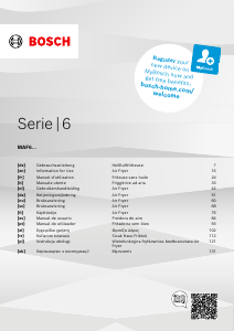 Bedienungsanleitung Bosch MAF671B0 Serie 6 Fritteuse