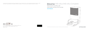 كتيب Dreame X40 Ultra Complete مكنسة كهربائية