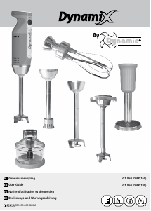 Handleiding Dynamix DMX 160 Staafmixer