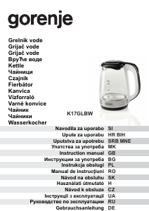 Manual Gorenje K17GLBW Fierbător