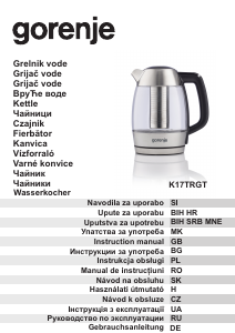 Bedienungsanleitung Gorenje K17TRGT Wasserkocher