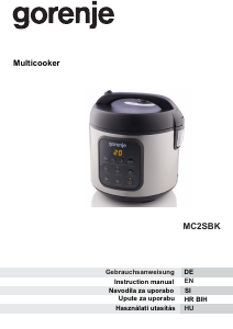 Bedienungsanleitung Gorenje MC2SBK Multikocher