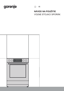 Návod Gorenje GKS6C71WF Sporák