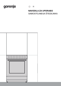 Priročnik Gorenje GK6B42XD Obseg