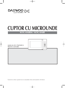 Manual Daewoo KOG-8A8RM Cuptor cu microunde