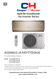 Käyttöohje Cooper & Hunter CH-S18FTXH-B Ilmastointilaite