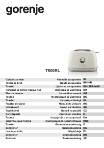 Bedienungsanleitung Gorenje T900RLBK Toaster