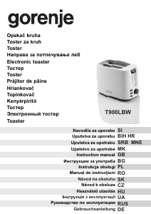 Bedienungsanleitung Gorenje T900LBW Toaster