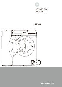 Návod Gorenje WNGPI61SBS Práčka