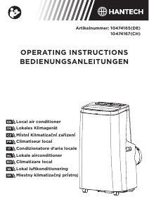 Mode d’emploi Hantech JHS-A018-12KR2/A WIFI VDE PLUG Climatiseur