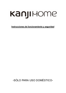 Manual de uso Kanji KJHAF1401 Freidora