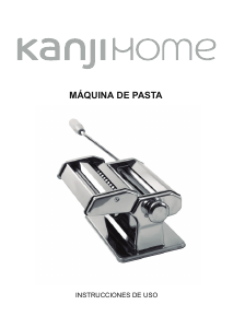 Manual de uso Kanji KJH-MP01 Máquina de pasta