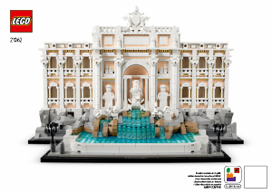 Kullanım kılavuzu Lego set 21062 Architecture Trevi Çeşmesi