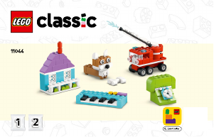 Manual Lego set 11044 Classic Creative build-and-play box