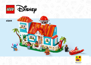 Посібник Lego set 43268 Disney Пляжний будинок Ліло і Стіч