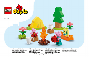 Bruksanvisning Lego set 10452 Duplo Campingtur