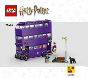 Manual Lego set 76446 Harry Potter Aventură cu Knight Bus