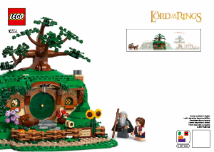 Rokasgrāmata Lego set 10354 Lord of the Rings Gredzenu pavēlnieks: Daliena