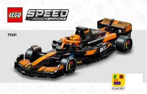 사용 설명서 레고 set 77251 스피드 챔피언 McLaren F1 Team MCL38 레이스 카
