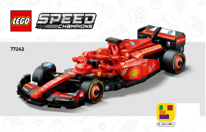 Kullanım kılavuzu Lego set 77242 Speed Champions Ferrari SF-24 F1 Yarış Arabası