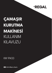 Kullanım kılavuzu Regal KM 91433 9 Kurutma makinesi