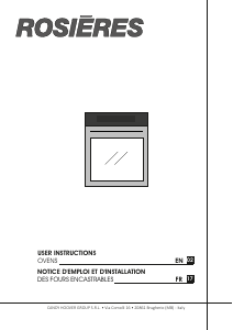 Manual Rosières RF6 C37979PN Oven