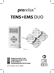 Bedienungsanleitung Prorelax Duo TENS-Gerät