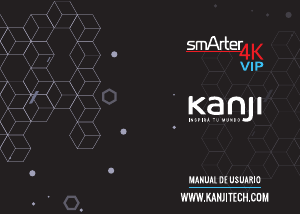 Manual de uso Kanji KJ-SMART4KVIP Televisor de LED