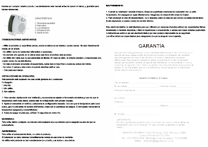 Manual de uso Kanji KJH-CH106 Calefactor