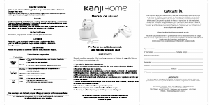 Manual de uso Kanji KHJ-BL0300HM01R Batidora de varillas