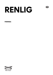 Manual IKEA RENLIG FWMND6 Washing Machine