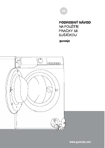 Návod Gorenje W1D2A964ADS Práčka so sušičkou