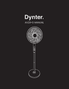 Handleiding Dynter AV23-G Ventilator