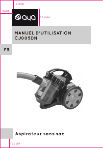 Manual AYA CJ005DN Vacuum Cleaner