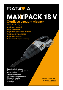 Manual Batavia BT-CVC001 Handheld Vacuum