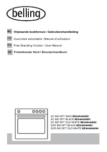 Mode d’emploi Belling SC 900 DFT Cuisinière