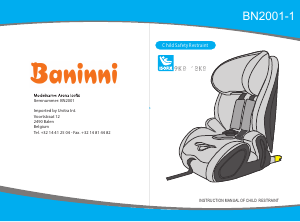 Manual Baninni BN2001 Arona Isofix Car Seat