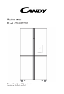 Εγχειρίδιο Candy CSC818EXWD Ψυγειοκαταψύκτης