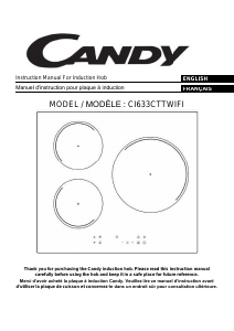 Mode d’emploi Candy CI633CTTWIFI Table de cuisson