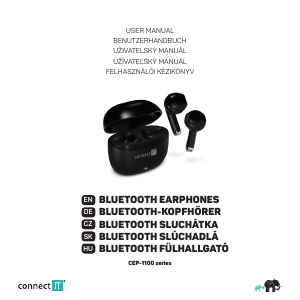 Használati útmutató Connect IT CEP-1100-BK Fejhallgató