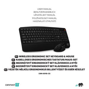 Manuál Connect IT CKM-6010-CS Klávesnice