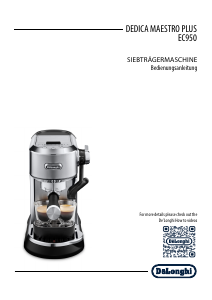 Bedienungsanleitung DeLonghi EC950.M Dedica Espressomaschine