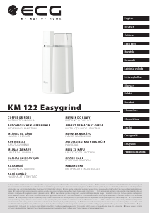 Εγχειρίδιο ECG KM 122 Easygrind Μύλος καφέ