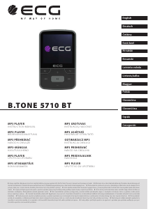 Manuál ECG B.TONE 5710 BT Přehrávač MP3